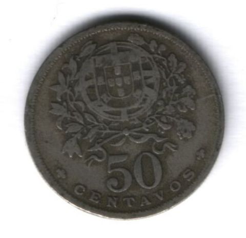 50 сентаво 1940 г. Португалия