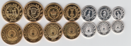 Калмыкия Набор 7 монет 2013 год UNC
