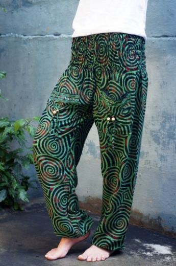 Зеленые женские индийские штаны алладины шаровары, интернет-магазин купить