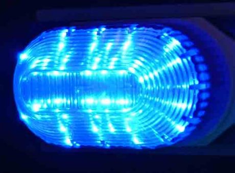 LED-строб накладной, синий