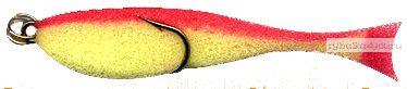 Поролоновая рыбка OnlySpin Bait 110 мм / упаковка 5 шт / цвет: желто-красный