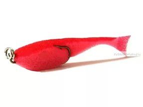 Поролоновая рыбка OnlySpin Bait 95 мм / упаковка 5 шт / цвет: красный