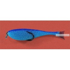 Поролоновая рыбка OnlySpin Bait 95 мм / упаковка 5 шт / цвет: синий