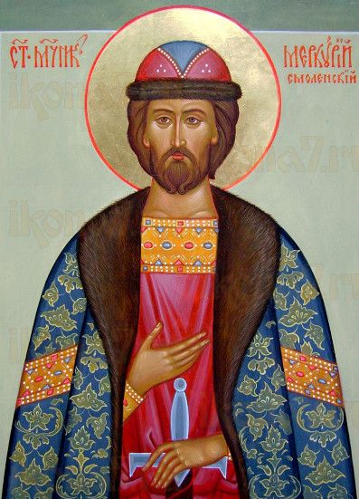 Меркурий Смоленский (рукописная икона)
