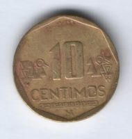 10 сентимов 2003 г. Перу