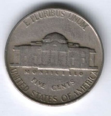 5 центов 1947 г. США