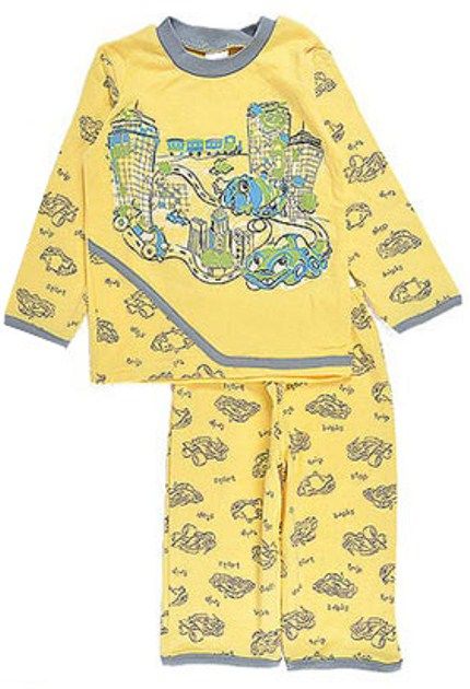 Пижама для мальчика желтая
