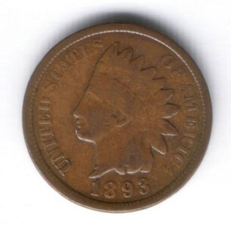 1 цент 1893 г. США