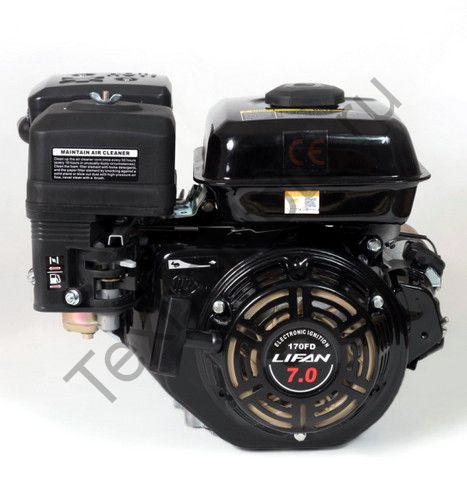 Двигатель Lifan 170FD D20 (7,0 л. с.) с катушкой освещения 3Ампер (36Вт)
