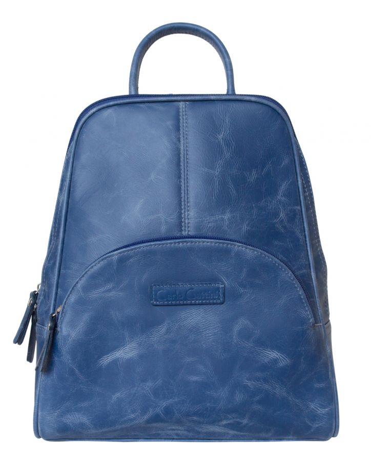 Женский кожаный рюкзак Estense blue (арт. 3014-07) 3014-07