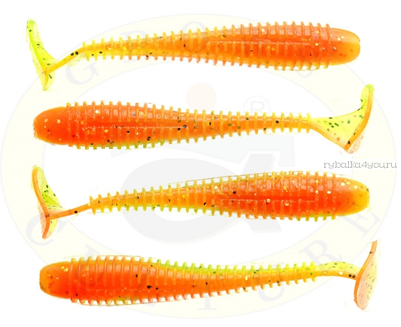 Виброхвост Grows Culture Super Swing Fat RTD 3.8" 9,7 см/ упаковка 4 шт/ цвет: 029