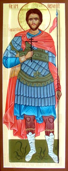 Евгений Севастийский (мерная икона) (рукописная)