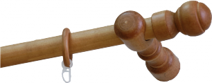 Карниз деревянный однорядный ДК "Идея" дуб
