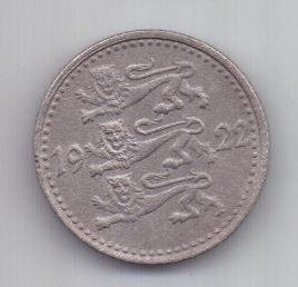 1 марка 1922 г. Эстония