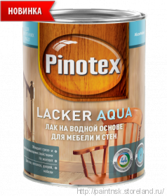 Лак для мебели акриловый глянцевый / Pinotex Lacker Aqua 70