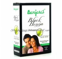 Хна черная с Алоэ вера краска для волос Банджарас | Banjara's Black Henna Aloe Vera Natural Black