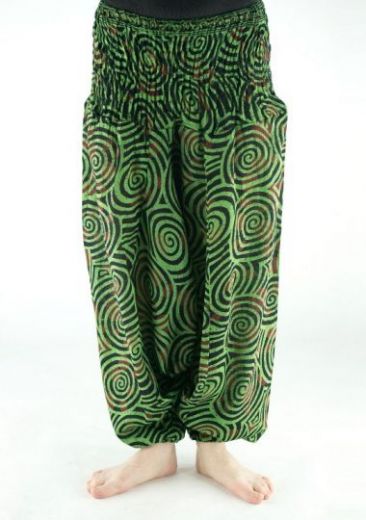 Зеленые женские штаны алладины, купить в Санкт Петербурге