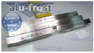 Накладки на пороги Alufrost, на металл, сталь 4шт.