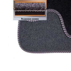 ﻿Текстильные (ворсовые/ велюровые) коврики для Mitsubishi в салон автомобиля Duomat - Польша