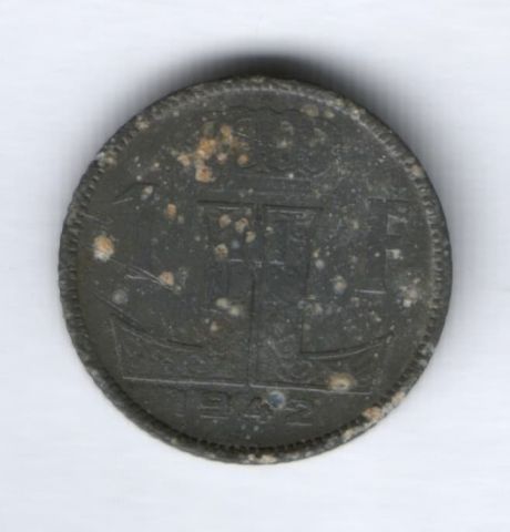 1 франк 1942 г. Бельгия