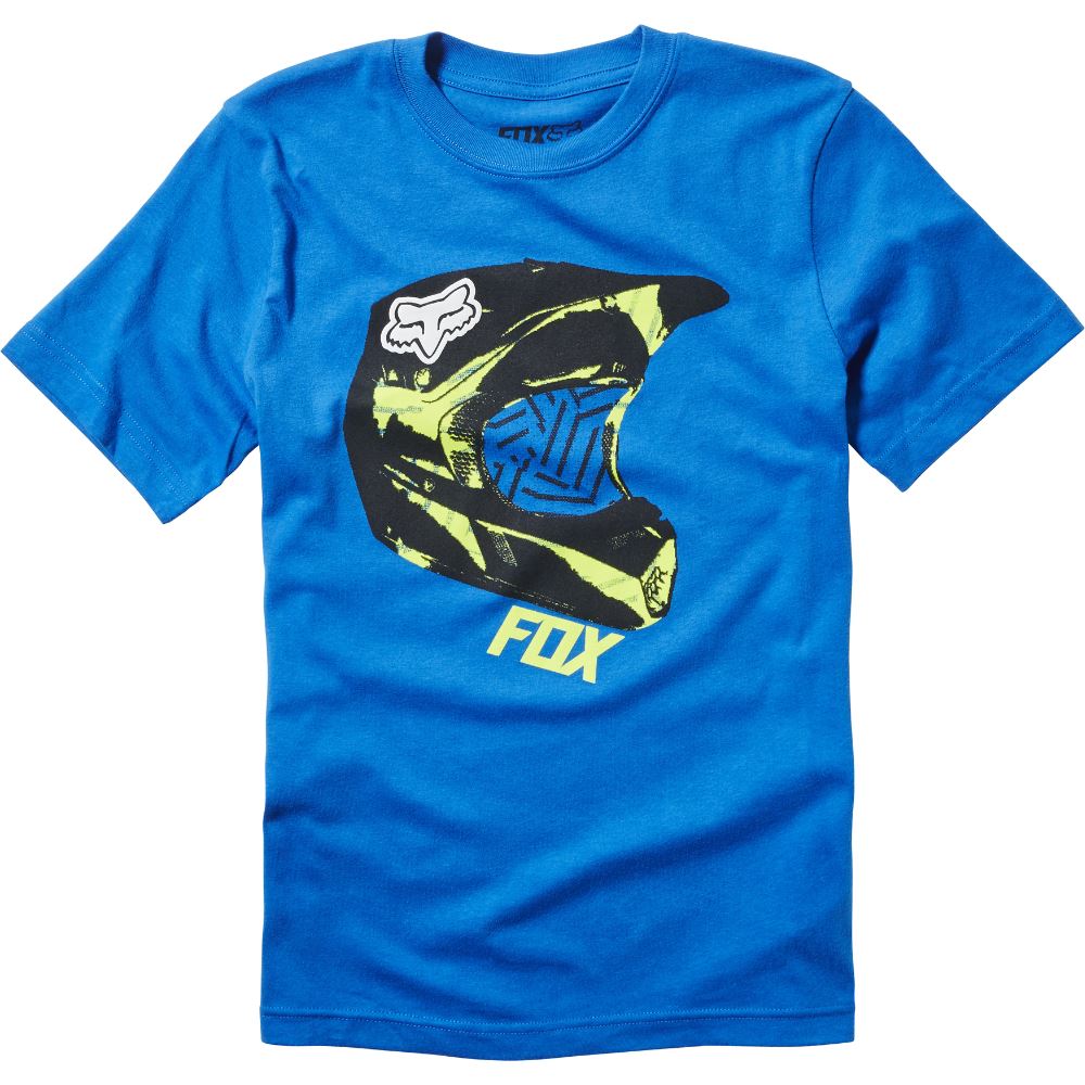 Fox Youth Mueller SS Tee Tru футболка подростковая, синяя