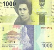 Индонезия 1000 рупий 2016 ПРЕСС