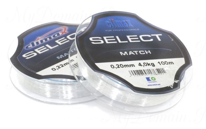 Леска Сlimax Select Match (зеленая) 100 м 0,22 мм 5,0 кг (для поплавочной снасти)