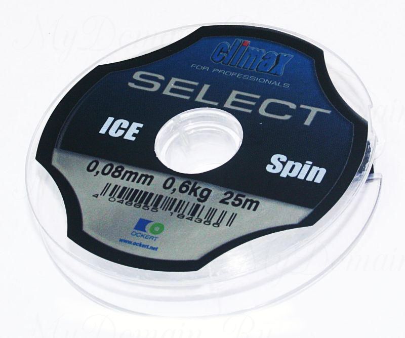 Леска Climax Select Spin Ice 0,14 мм 25 м 2,0 кг уп.10 шт. (светло-зеленая)