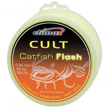 Плетёный шнур Climax Catfish Flash 260 м 0.90 мм 80 кг. Цвет: ярко-желтый