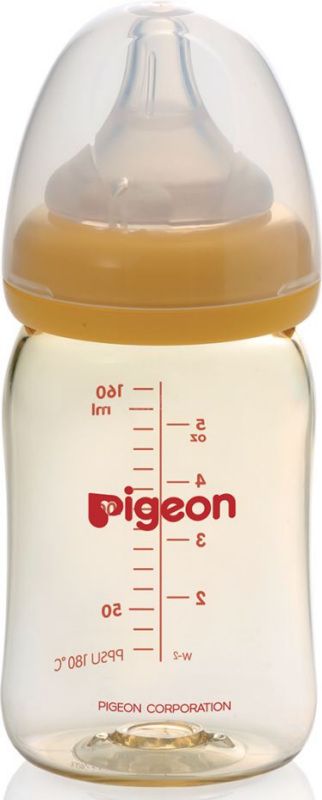 Pigeon Бутылочка для кормления "SofTouch" перистальтик плюс PPSU, 160 мл