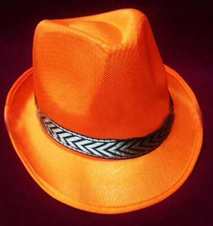 Шляпа Гангстера оранжевая