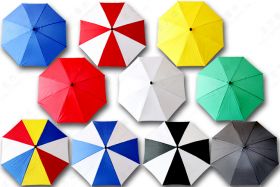 Профессиональные зонт с прямым куполом (46 см)