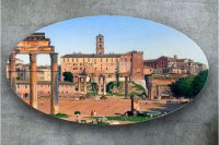 Наклейка на стол - Вид на форум Рим | Купить фотопечать на стол в магазине Интерьерные наклейки