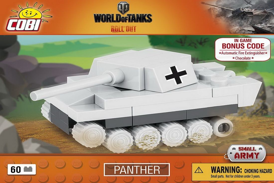 КОБИ World of Tanks - Танк nano Panther COBI 3019