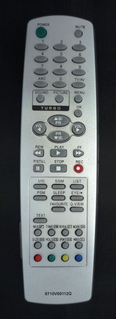 LG 6710V00112Q (TV) (CT-25Q25RQ, RT-25FB36VX, CT-29K35VE)