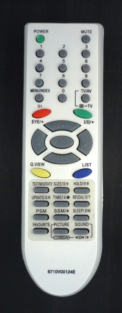 LG 6710V00124E (TV) (RT-15FB55M, RT-21FE61RX, RT-29FE6RLX, CT-21Q45RQ, CT-25Q45RQ, CT-29Q45RQ, 21FX5RLX)