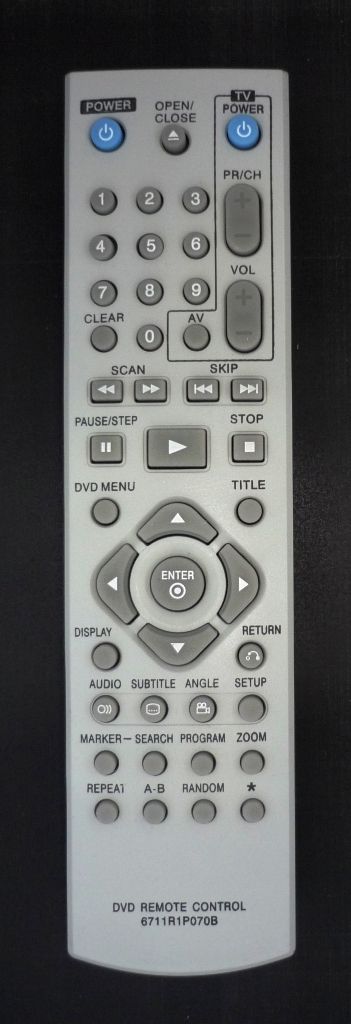 LG 6711R1P070B (DVDplayer) (DS-563X, DV466, DV468, DV476, DV477)