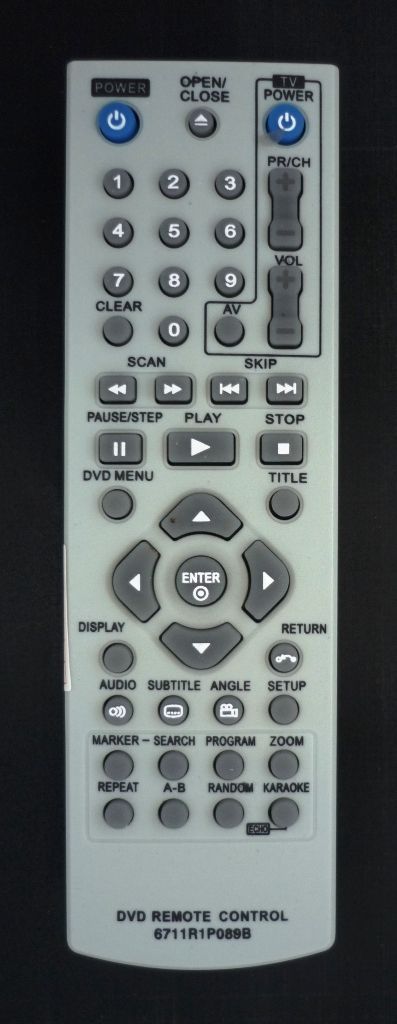 LG 6711R1P089B (DVDplayer+TV) (DGK-685X, DK-673X, DK-676X, DK-677X , DK-678X)