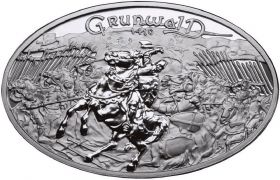 Битва при Грюнвальде  Монета Польши 10 злотых 2010 на заказ