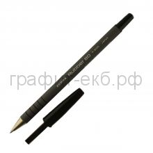 Ручка шариковая Zebra Rubber 80 черная R-8000-BK