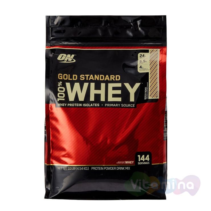 Протеин Optimum Nutrition 100% Whey protein Gold standard 10 lb (4,54 кг)