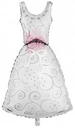 Шар (41''/104 см) Фигура, Платье невесты