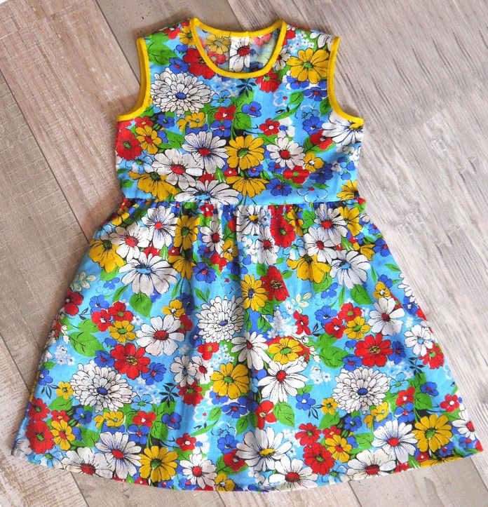 Платье хлопковое Цветочная поляна