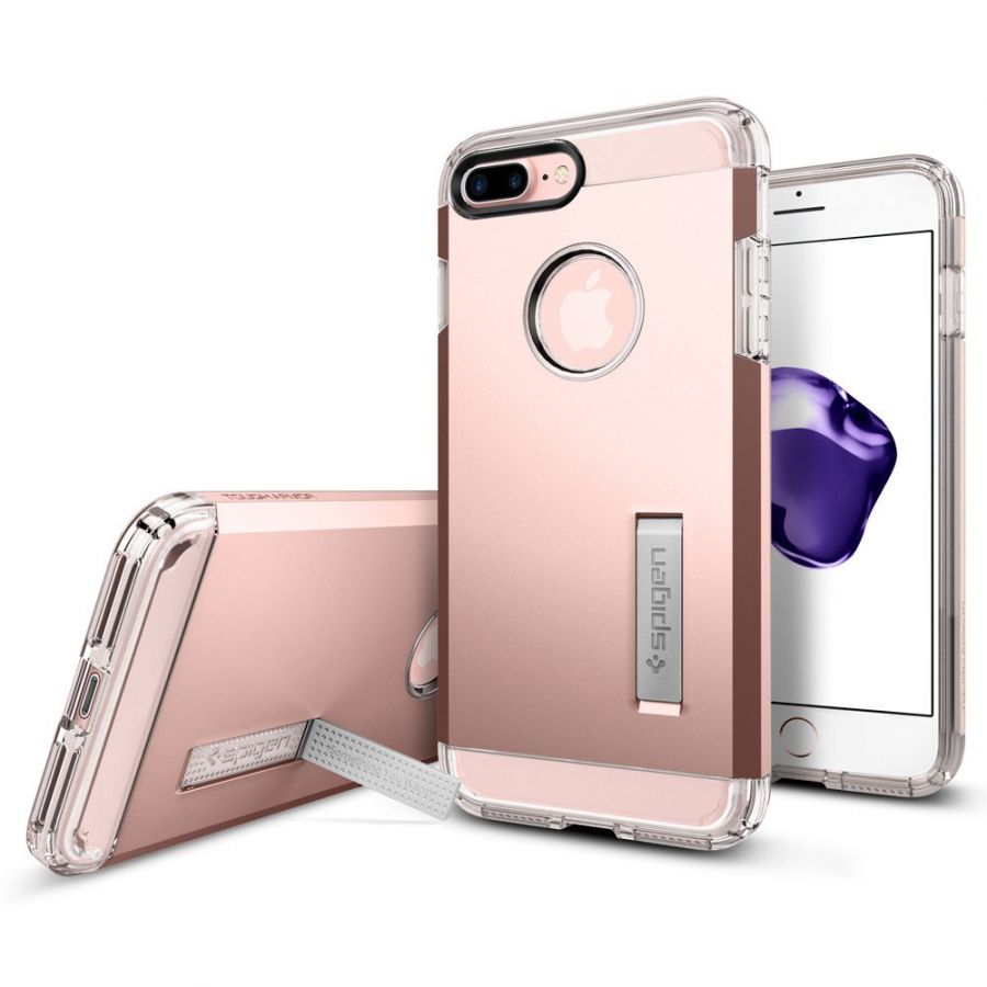 Чехол Spigen Tough Armor для iPhone 7 Plus розовое золото