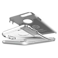 Чехол Spigen Hybrid Armor для iPhone 8/7 Plus (5.5) серебристый