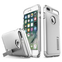 Чехол Spigen Slim Armor для iPhone 7 Plus серебристый