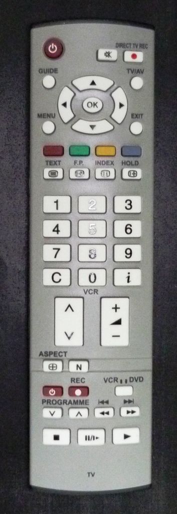 Panasonic EUR7651030A (TV/DVD/VCR) (TX-23LX50P, TX-23LX60P, TX-26LE60PK, TX-26LX50P, TX-32LX60P, TX-R26LE7K, TX-R26LM70K, TX-R32LE7K, TX-R32LM70K)