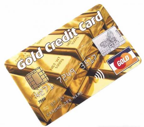 Gold Credit Card (8Gb слитки)