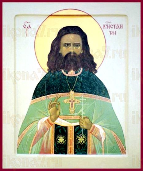 Константин Сухов (рукописная икона)