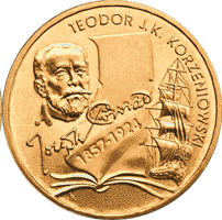 Конрад Кожене́вский монета 2 злотых 2007